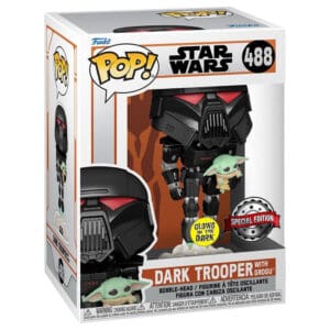Funko Pop Star Wars Dark Trooper and Grogu Collectable Figure