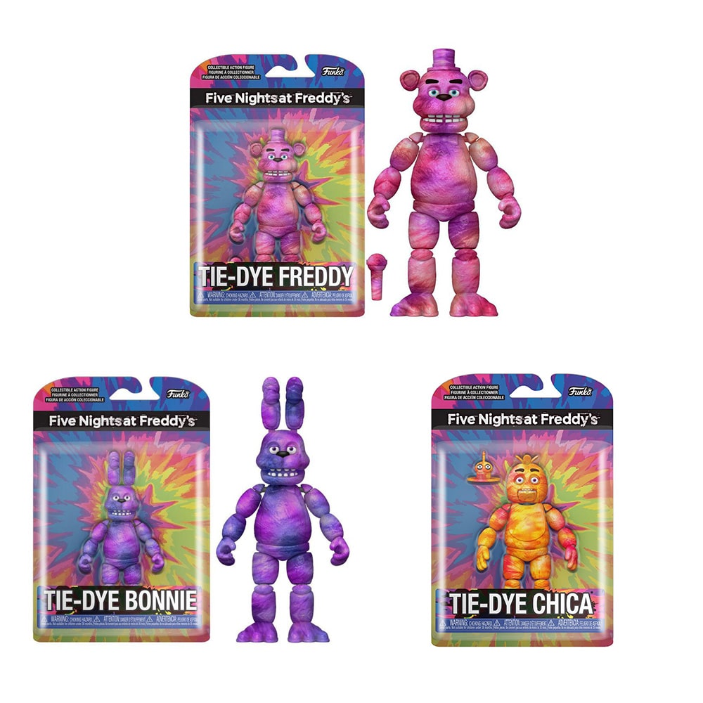 Five Nights at Freddies tie Dye Funko Pop - Kit1