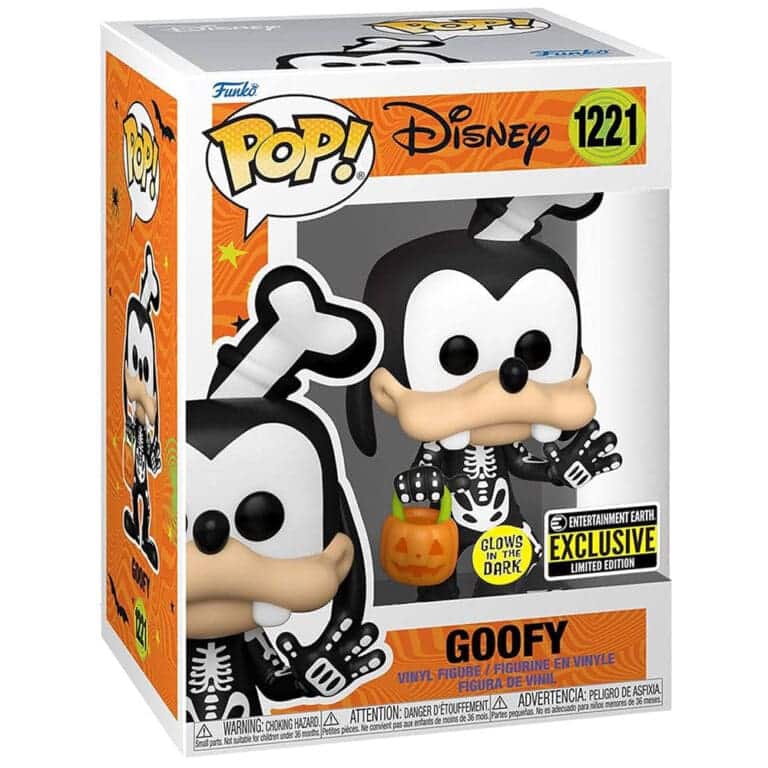 Funko Pop Skeleton Goofy Disney collectable figure
