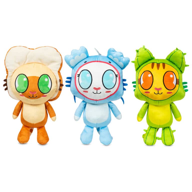 Cats in Hats plush assortment