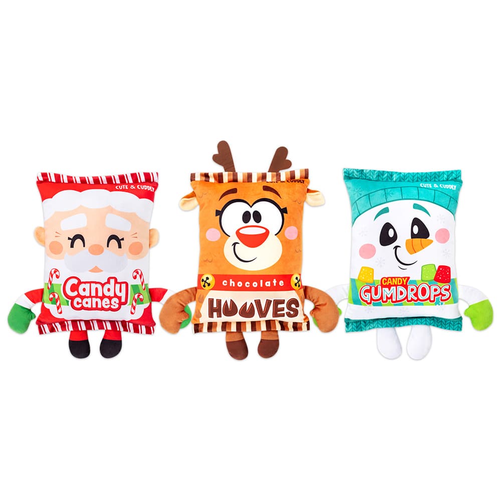 Christmas silly snacks plush assortment