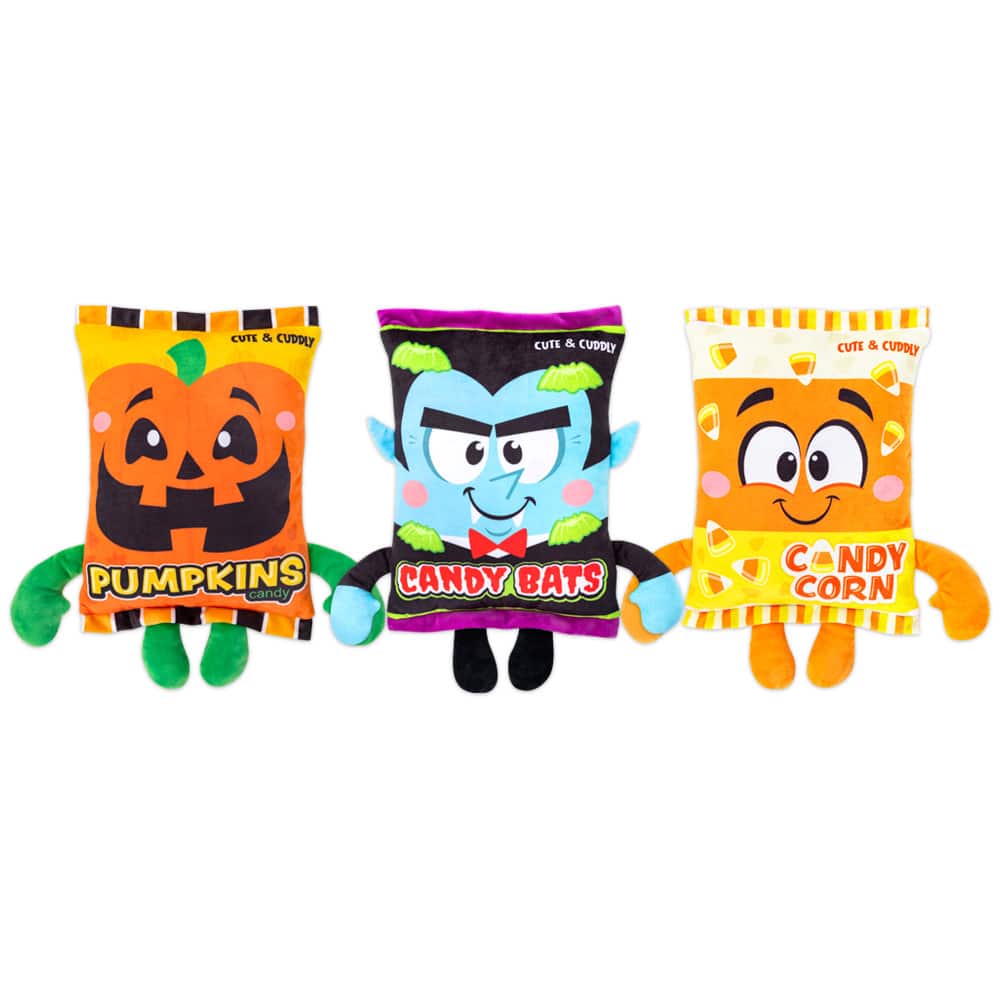 Halloween Silly Snacks plush assortment