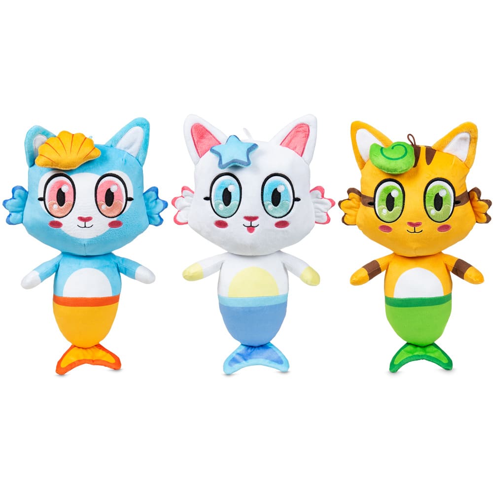 Mermaid cats plush assortment